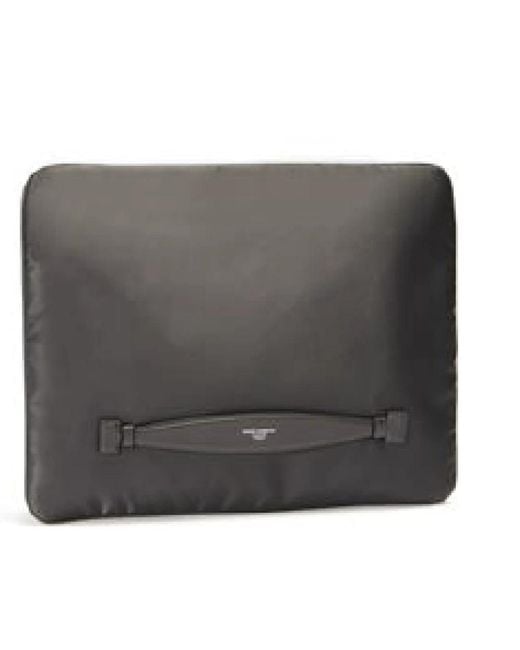 Dolce & Gabbana Graue Leder Tote Tasche in Black für Herren