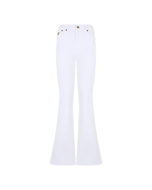 Lois White Flared Jeans