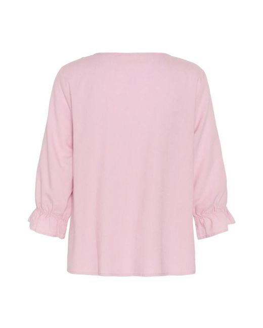 Blouses Cream de color Pink