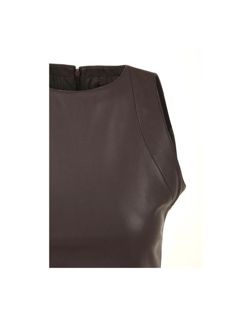 L'Autre Chose Brown Short Dresses