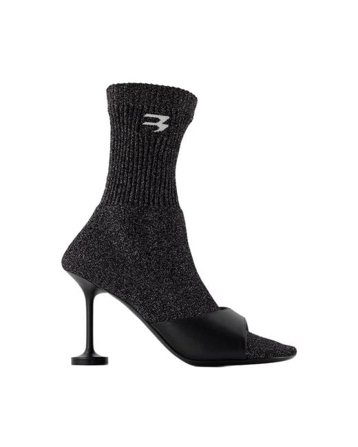Balenciaga Black Heeled Boots