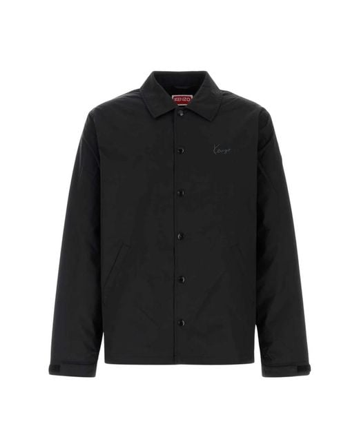KENZO Black Light Jackets for men