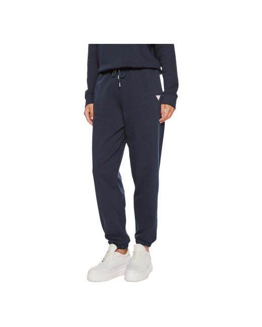Guess Mini Label Joggers in het Blue