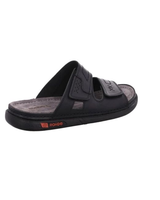Sliders Rohde de hombre de color Black