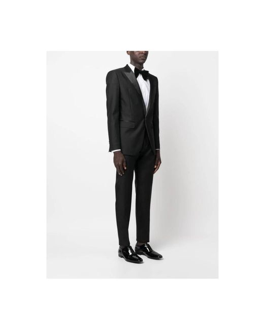 DSquared² Single Breasted Suits in het Black voor heren