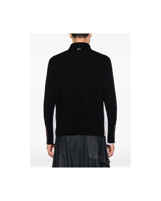 Thom Browne Black Polo Shirts for men