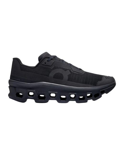 On Shoes Blue Schwarze Cloudmonster Void Sneakers