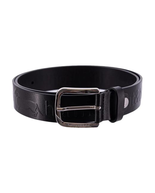 Harmont & Blaine Black Belts for men