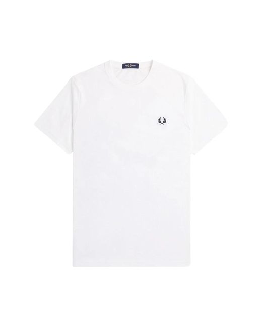 Fred Perry T-shirts in White für Herren