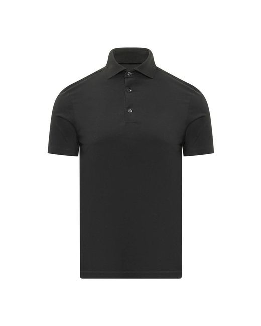 Malo Black Polo Shirts for men
