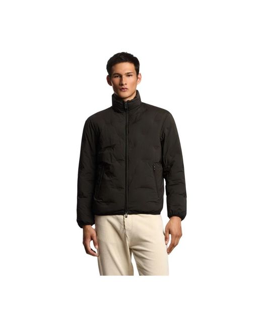 Emporio Armani Black Down Jackets for men