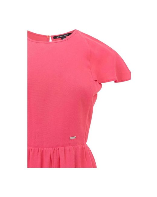 Dresses > day dresses > short dresses Armani Exchange en coloris Pink