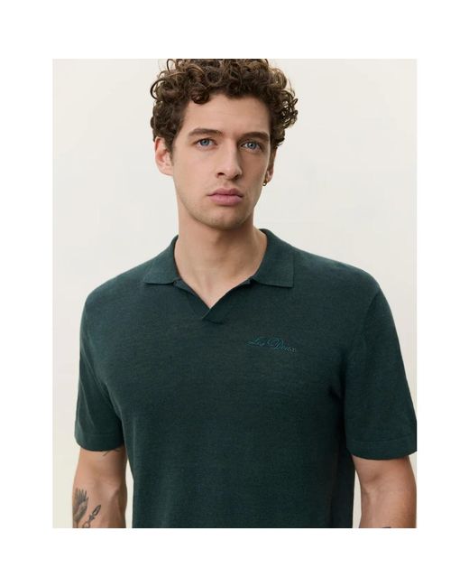 Les Deux Green Polo Shirts for men