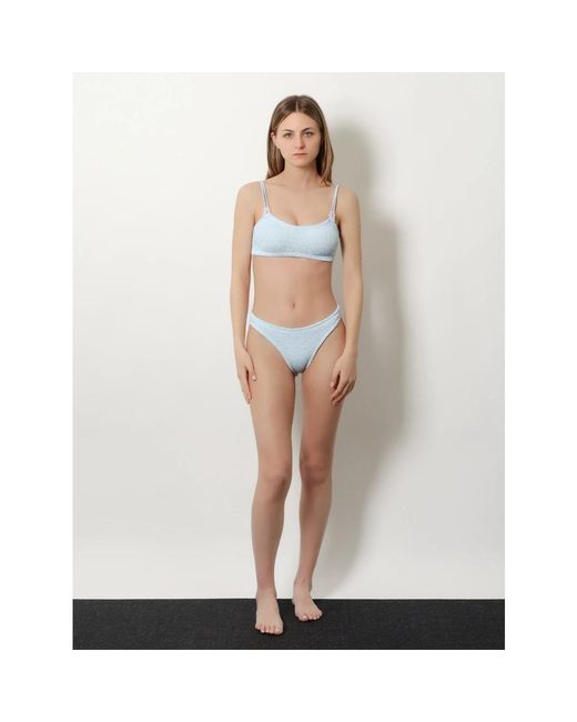 Hunza G Blue Bikinis