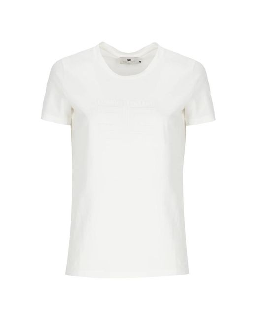 Elisabetta Franchi White T-Shirts
