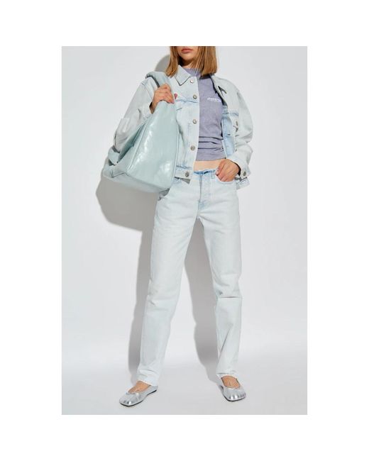 Denim Jackets Balenciaga de color Blue