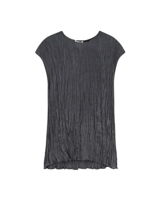 Alysi Gray Sleeveless Tops