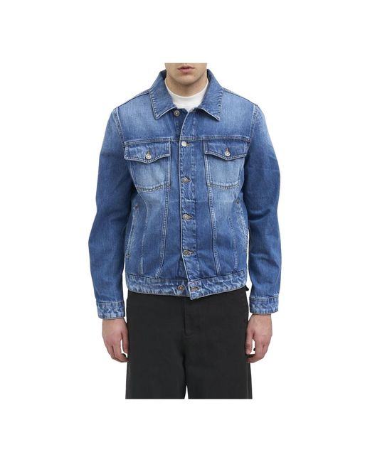 Dondup Blue Denim Jackets for men