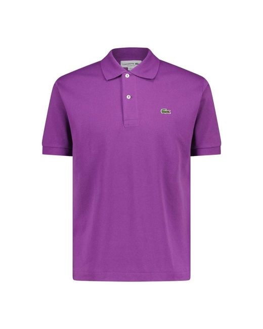 Lacoste Purple Polo Shirts for men