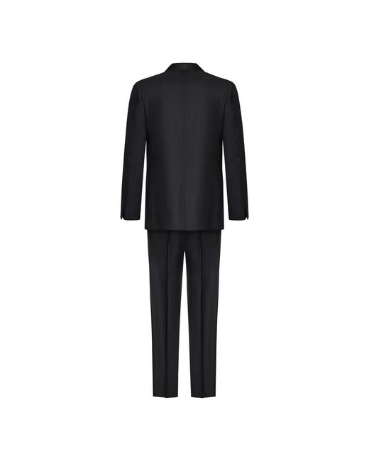 Franzese Collection Black Single Breasted Suits for men