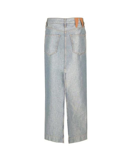 DARKPARK Gray Denim Skirts
