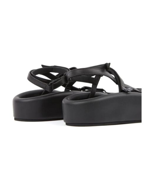 Shoes > sandals > flat sandals MM6 by Maison Martin Margiela en coloris Black