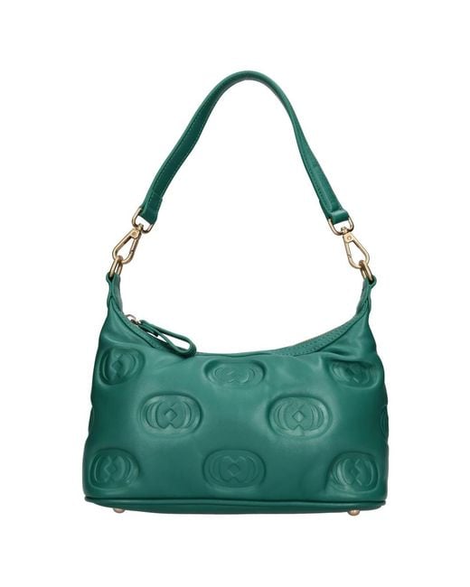 La Carrie Green Shoulder Bags