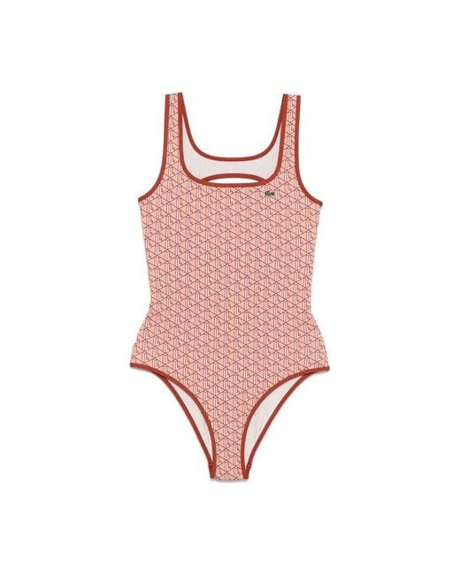 Lacoste Pink One-Piece