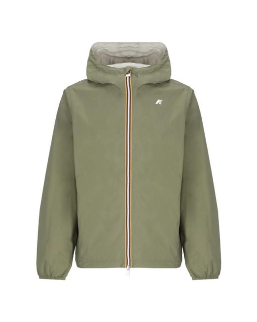 K-Way Green Rain Jackets for men