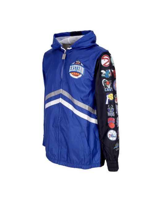 Mitchell & Ness Blue Light Jackets for men