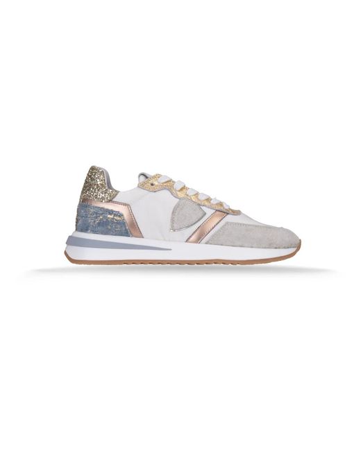 Philippe Model Sneakers in het White