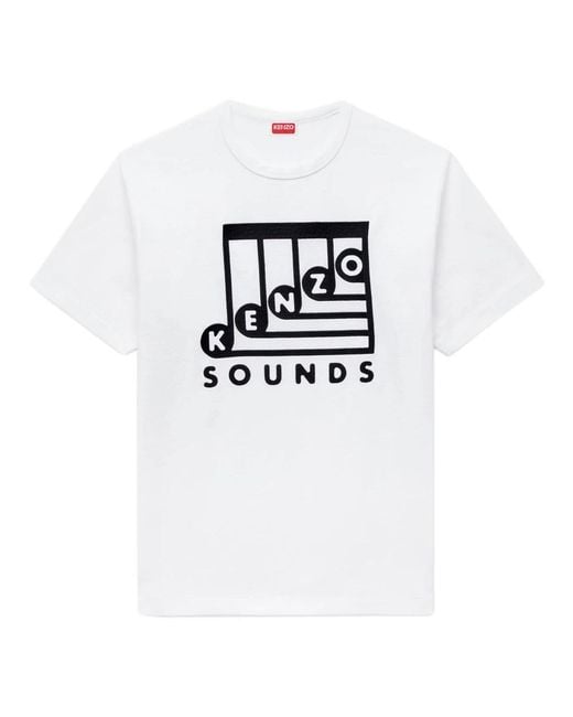 KENZO White T-Shirts for men