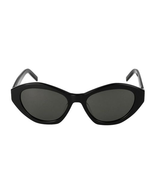 Saint Laurent Black Sonnenbrille aus schwarzem Azetat Slm60
