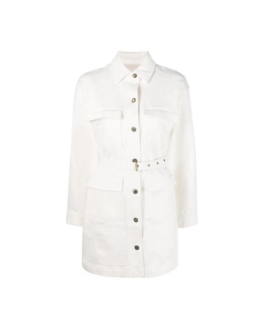 Michael Kors White Shirt Dresses