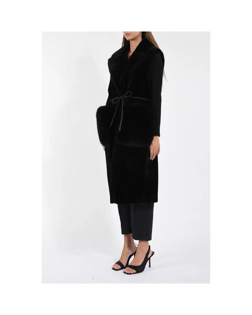 Blancha Jassen ,Zwart ,Single-Breasted Coats in het Black
