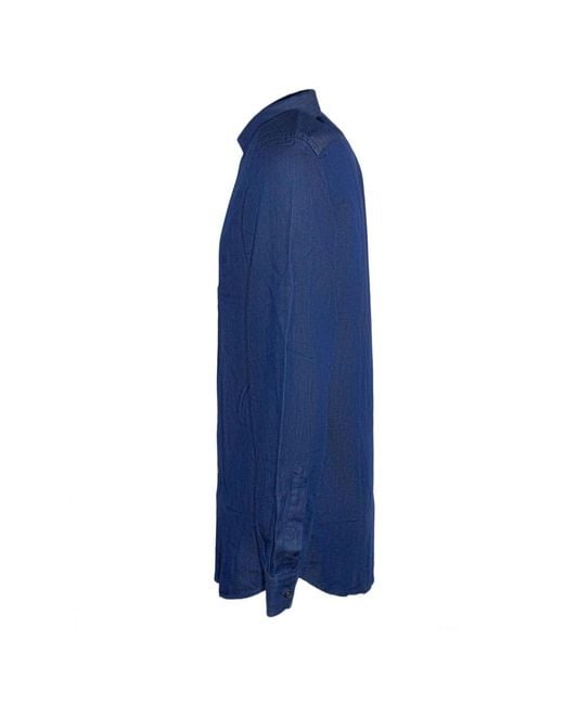 Fay Blue Casual Shirts for men