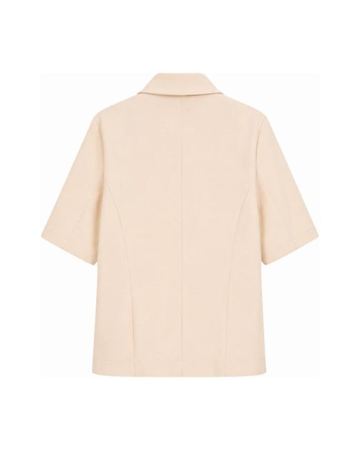 Opal Studio Sassi Blazer Short Sleeve in het Natural