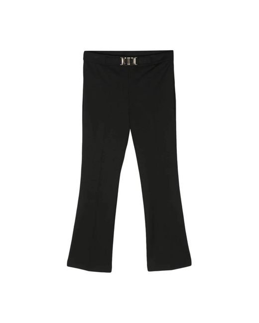 Twin Set Black Cropped Trousers