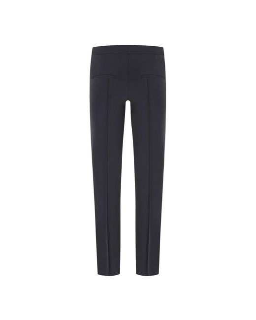 Cambio Blue Slim-Fit Trousers