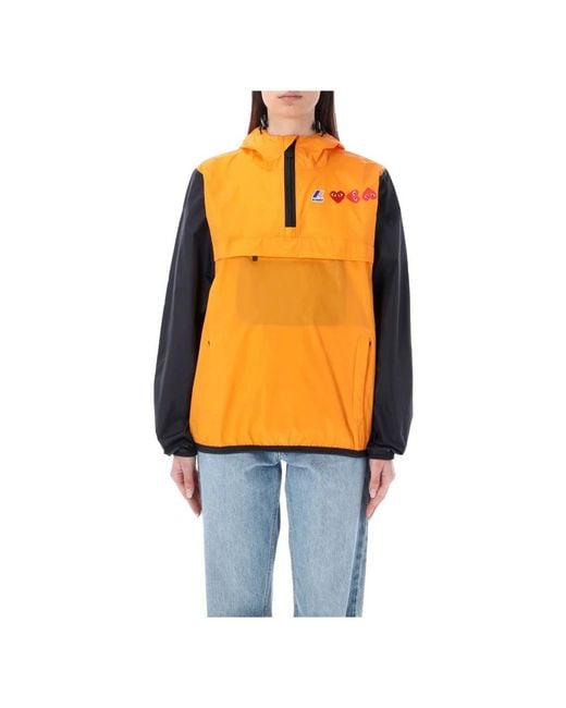 COMME DES GARÇONS PLAY Orange Light Jackets