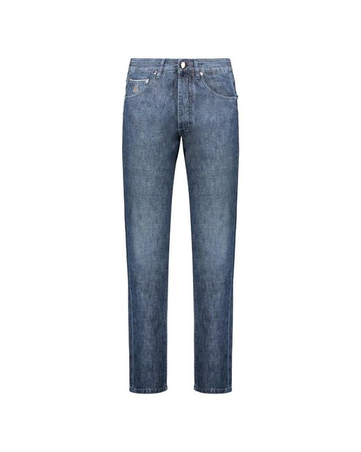 Moorer Blue Slim-Fit Jeans for men
