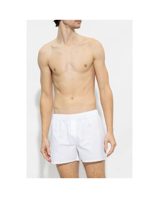 Hanro Ondergoed ,Wit ,Katoen Katoenen Boxershorts in het White voor heren