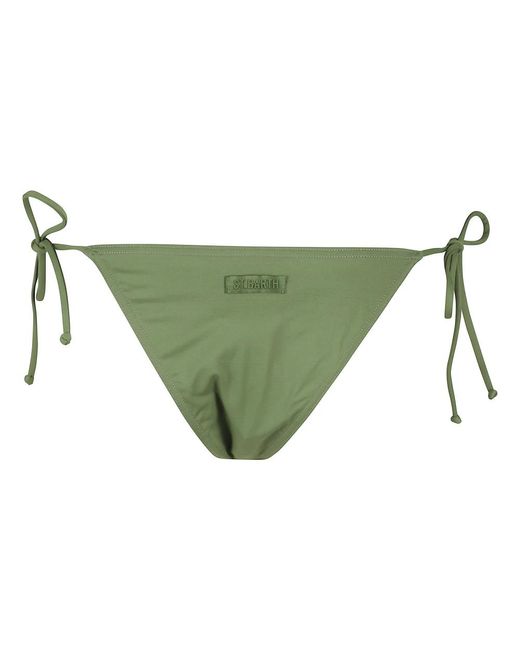 Mc2 Saint Barth Badmode ,Groen ,Brutale Bodem Met Zelfstrik Bikini Slip in het Green
