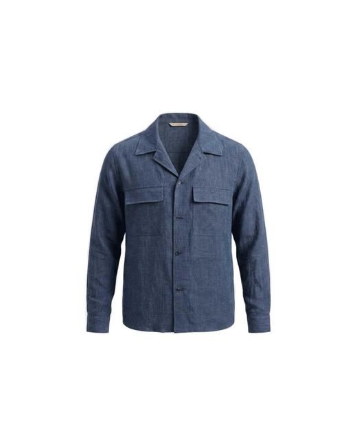 BRIGLIA John Overshirt in het Blue voor heren