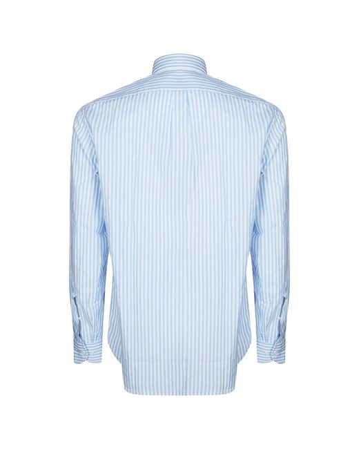 B.D. Baggies Camicia Pari Pari in het Blue voor heren