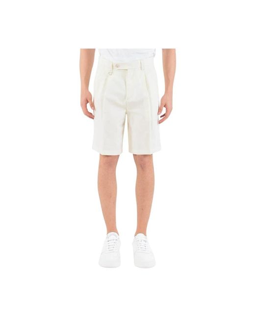 Paolo Pecora White Casual Shorts for men