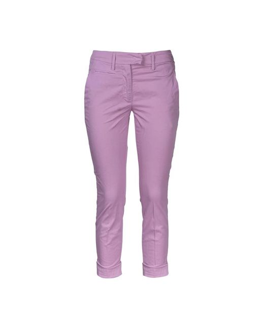 Dondup Purple Cropped Trousers
