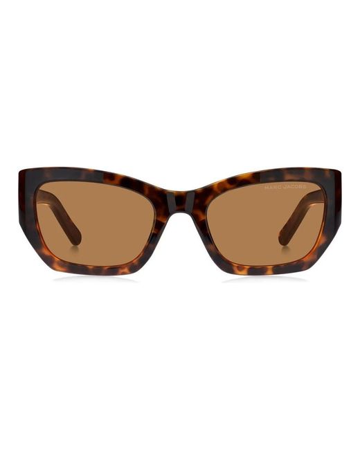 Marc Jacobs Brown Stylische sonnenbrille in dark havana/