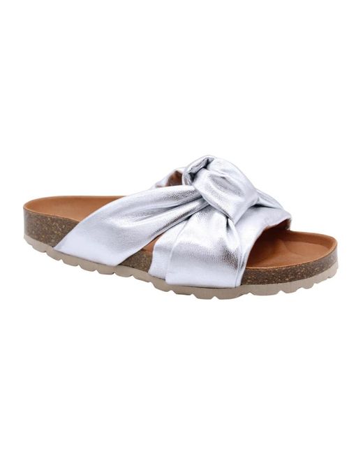 Verbenas Schoenen ,Grijs ,Milosevic Slipper Voor Mannen in het White
