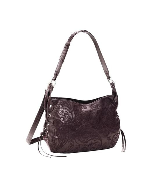Desigual Purple Shoulder Bags